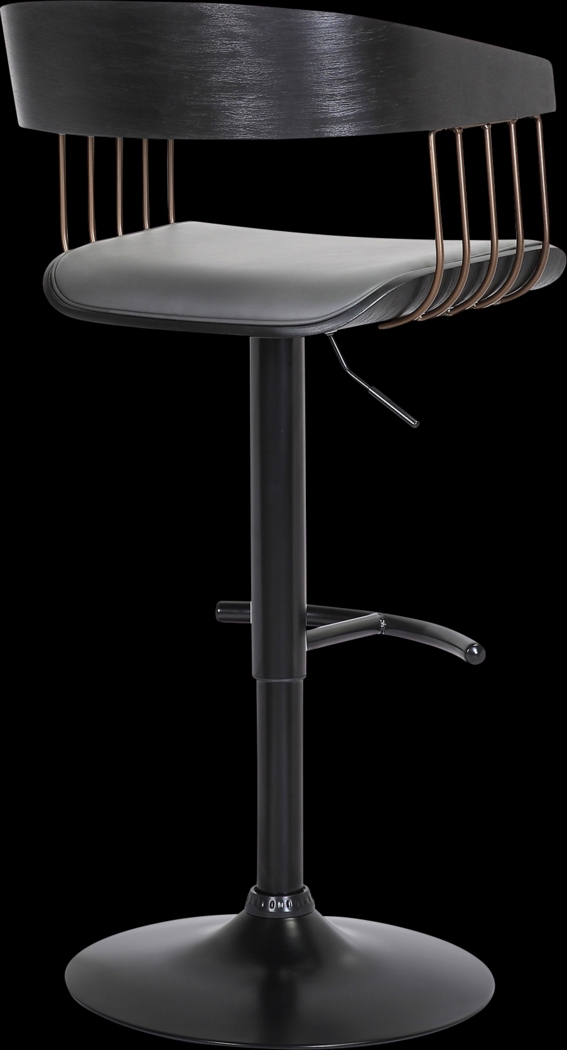 Tolleche Gray Adjustable Barstool - Thumbnail - Image 5