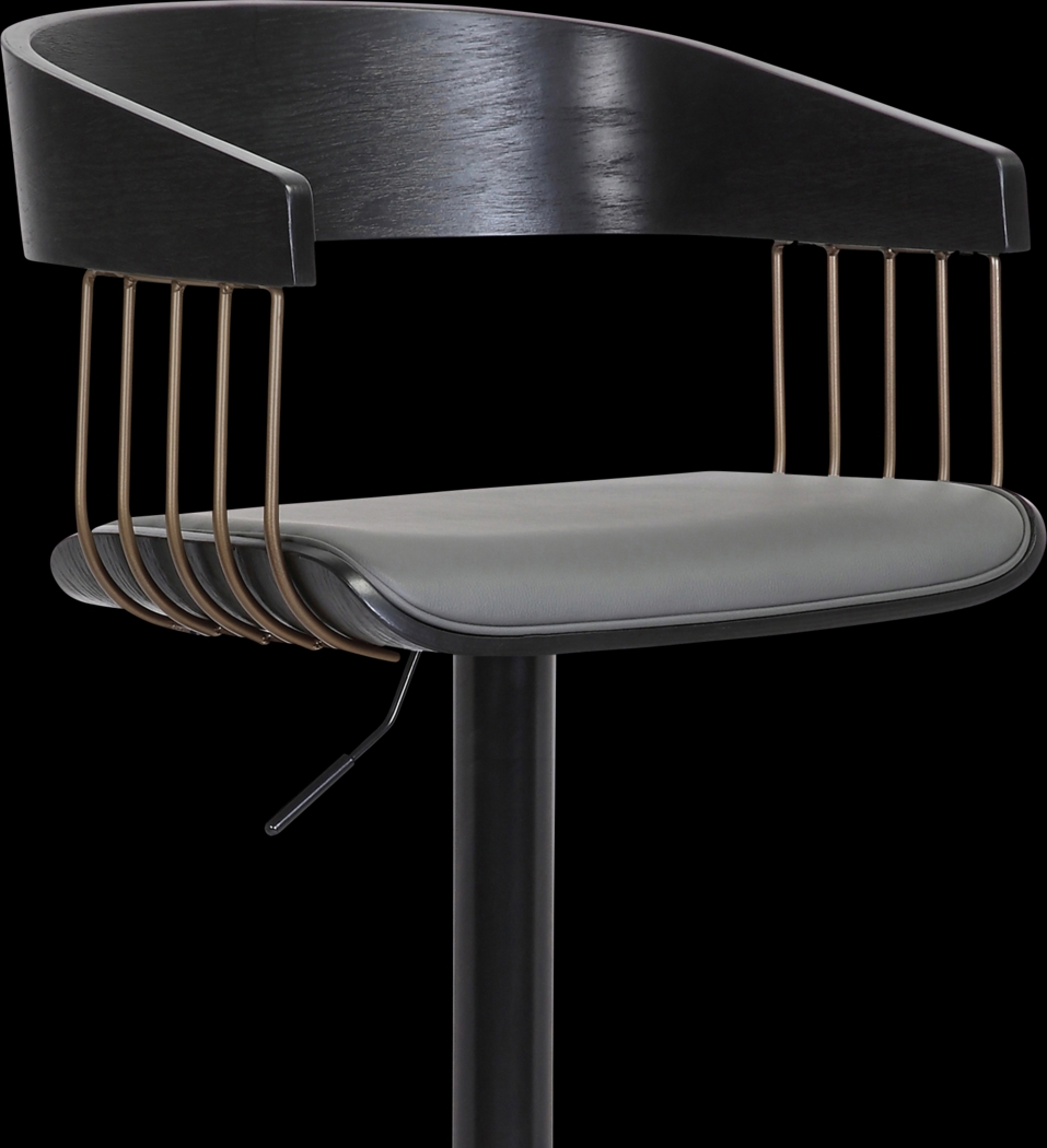 Tolleche Gray Adjustable Barstool - Thumbnail - Image 7