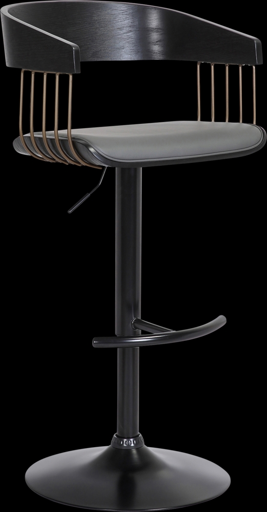 Tolleche Gray Adjustable Barstool - Thumbnail - Image 1