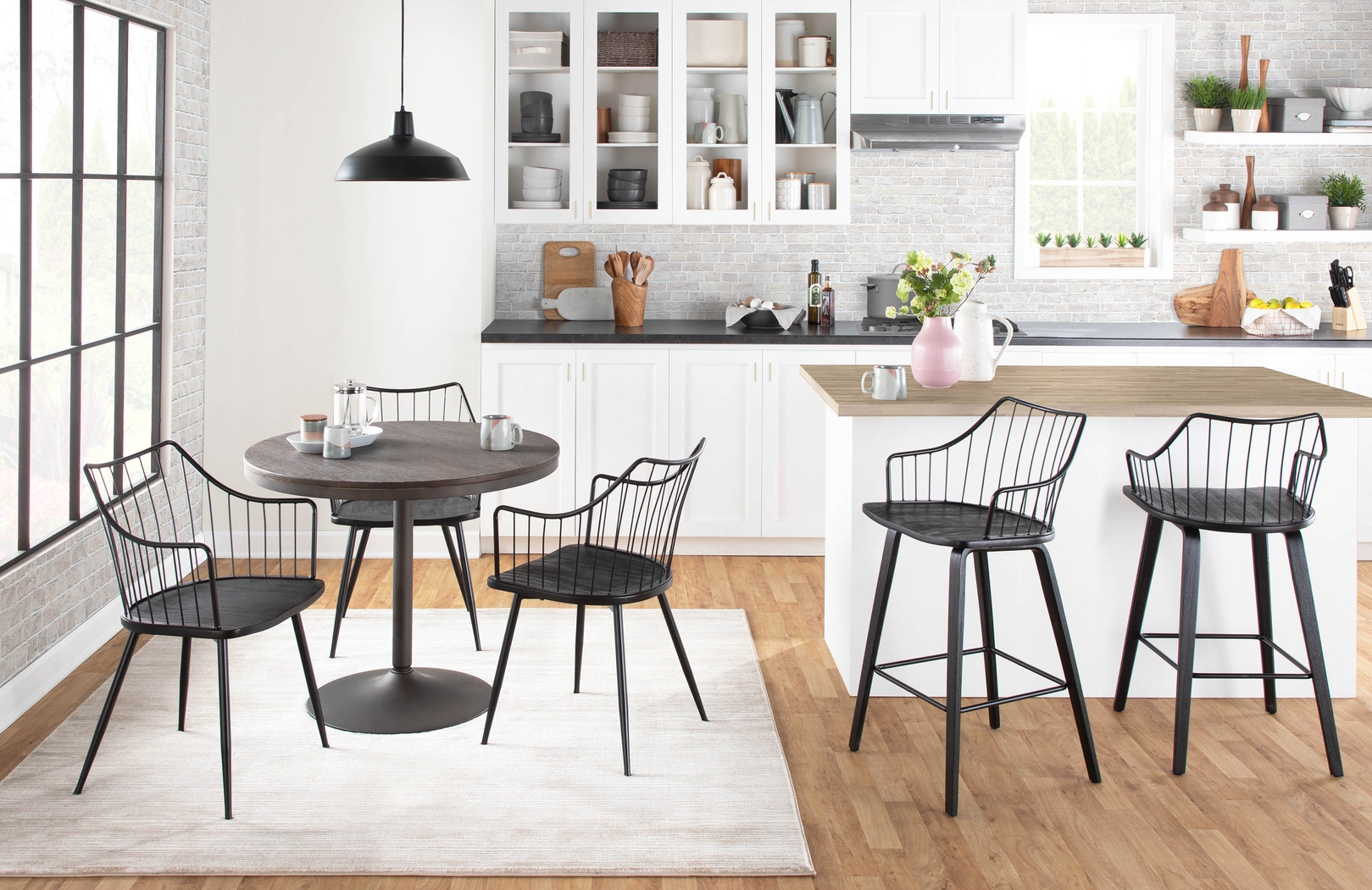 Tollefs Black Counter Height Stool - Thumbnail - Image 11