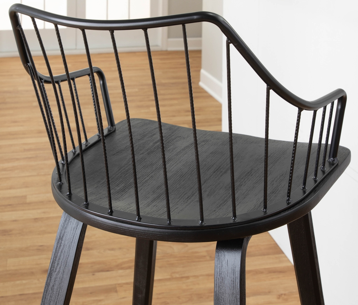 Tollefs Black Counter Height Stool - Thumbnail - Image 8