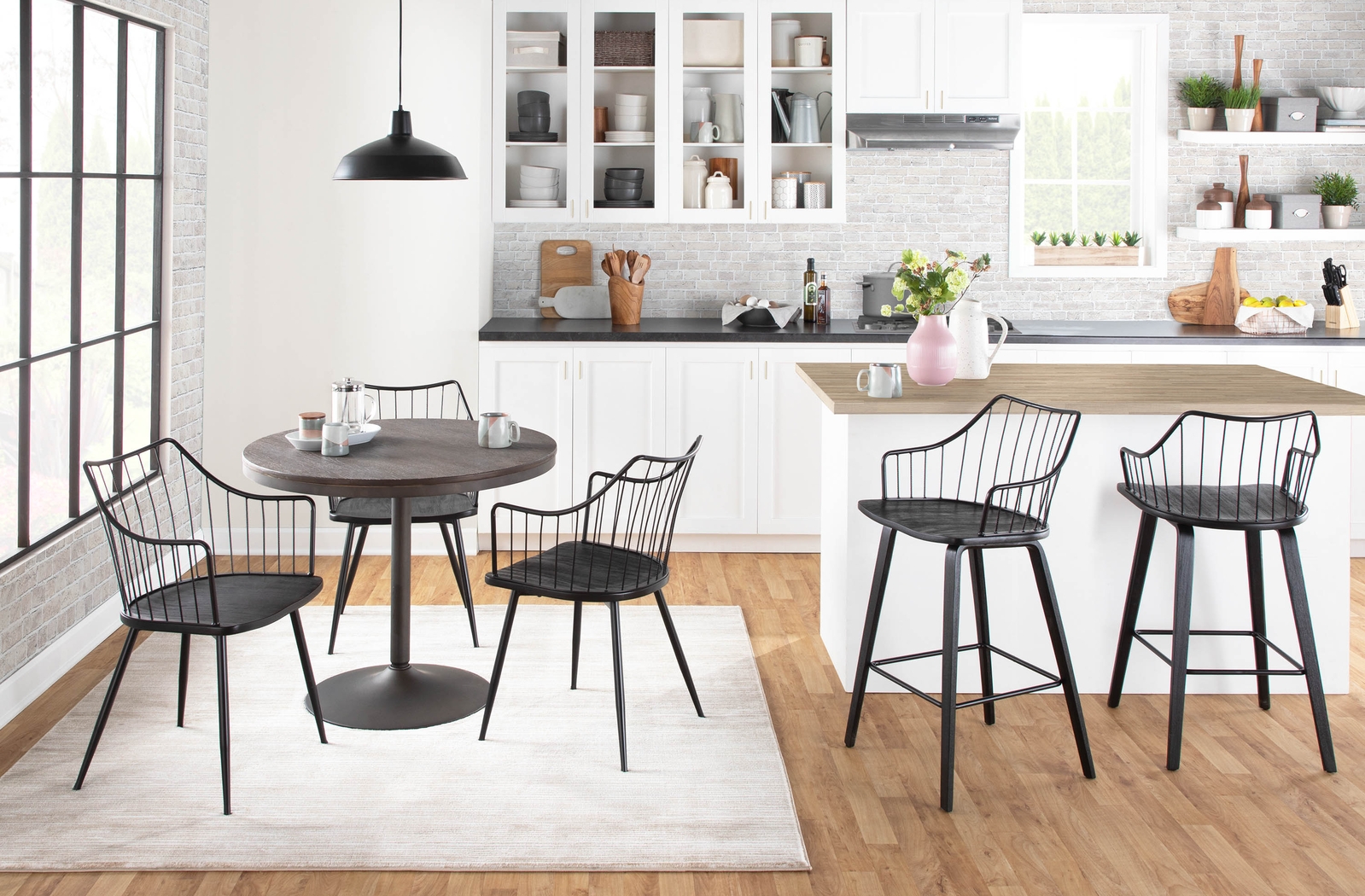 Tollefs Black Side Chair - Thumbnail - Image 8