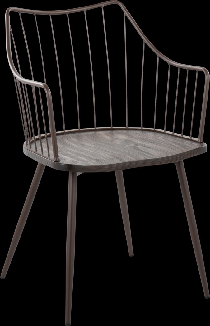 Tollefs Walnut 5 Pc Dining Set - Thumbnail - Image 5