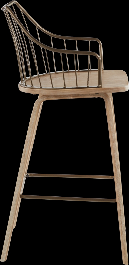 Tollefs White Counter Height Stool - Thumbnail - Image 2