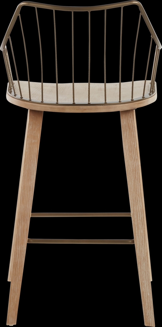 Tollefs White Counter Height Stool - Thumbnail - Image 4