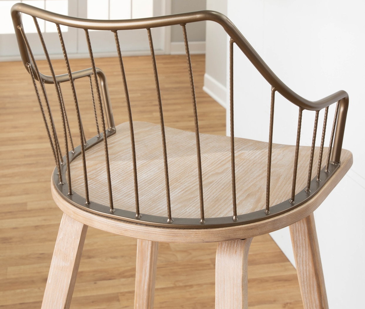 Tollefs White Counter Height Stool - Thumbnail - Image 8