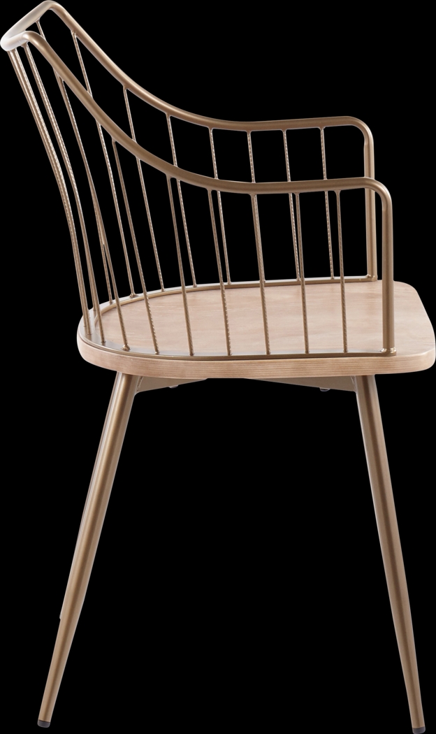 Tollefs White Side Chair - Thumbnail - Image 2