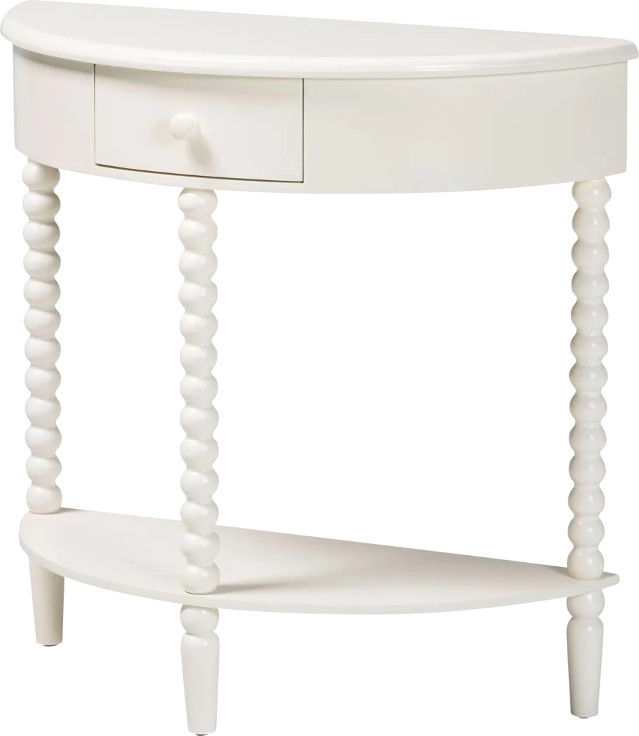 Toluru White Console Table - Thumbnail - Image 1