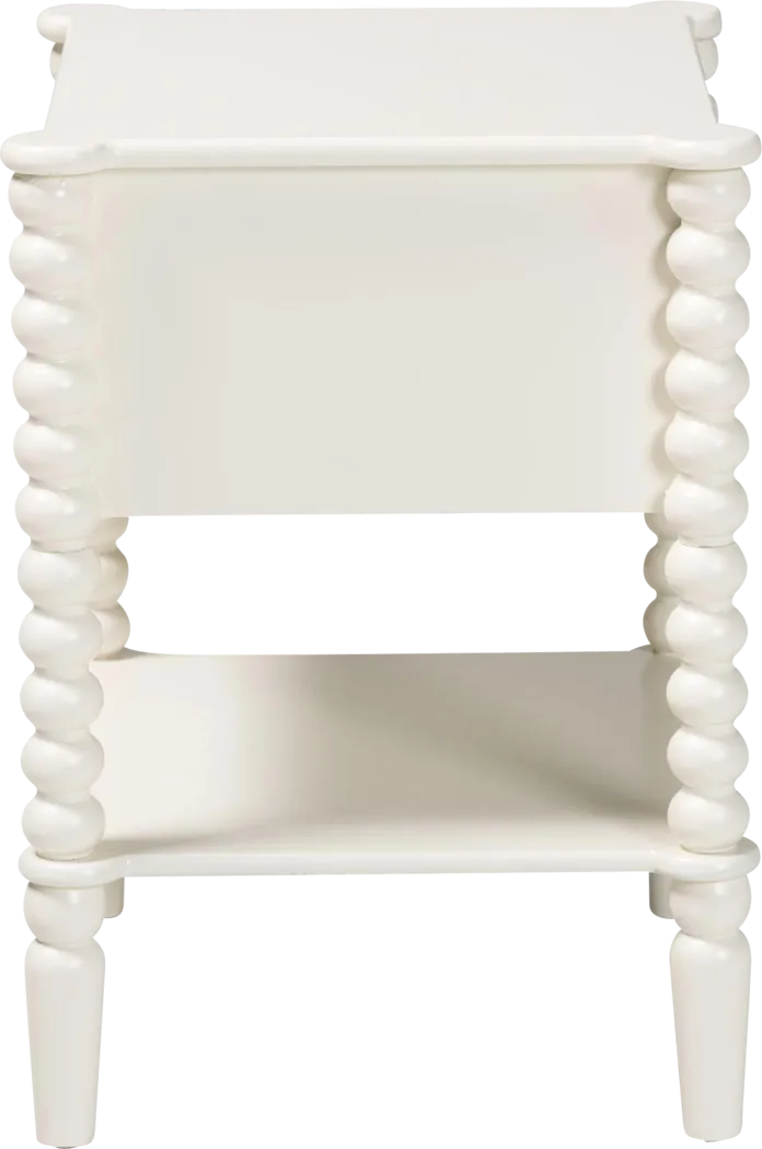 Toluru White Nightstand - Thumbnail - Image 6