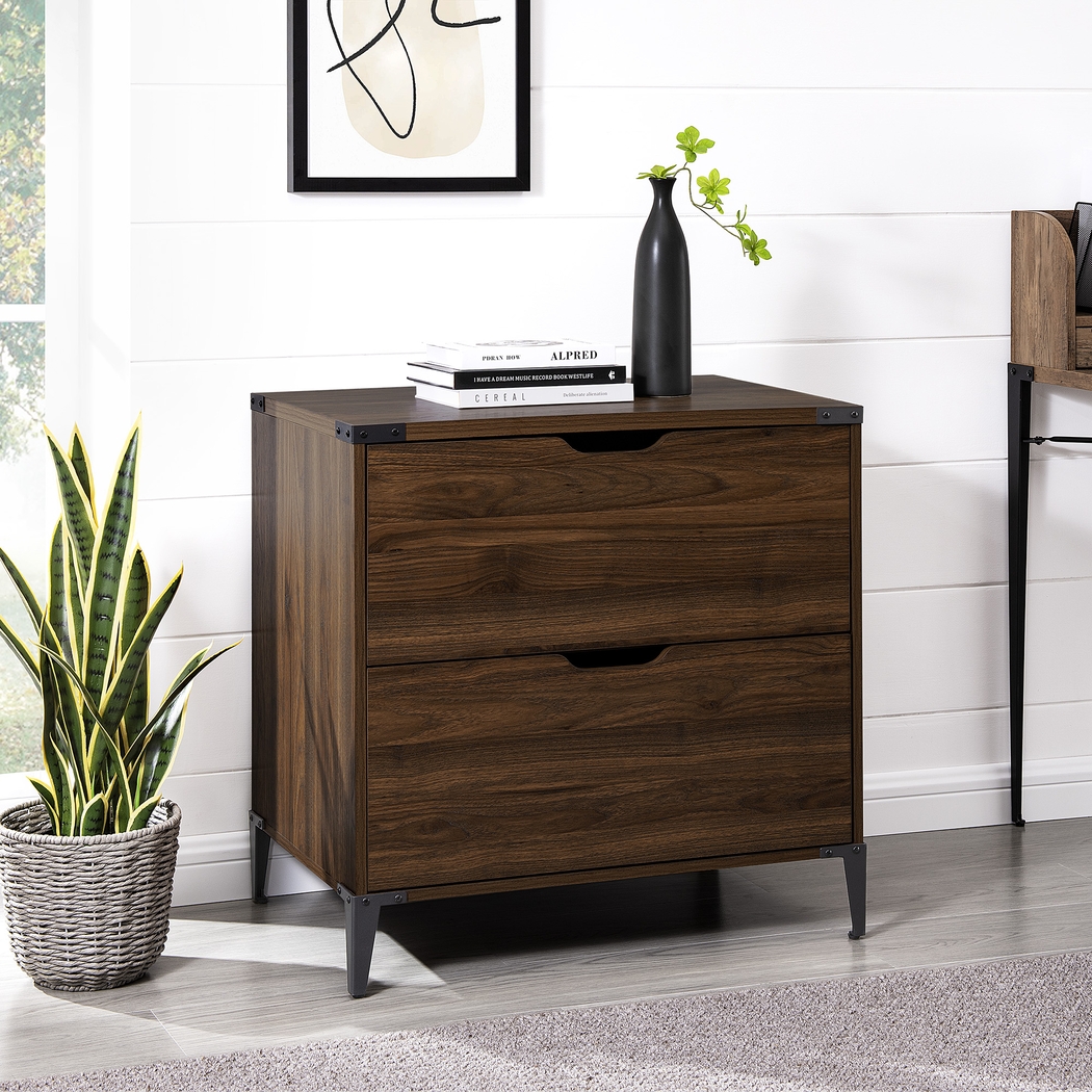 Tomasse Walnut Filing Cabinet - Thumbnail - Image 2