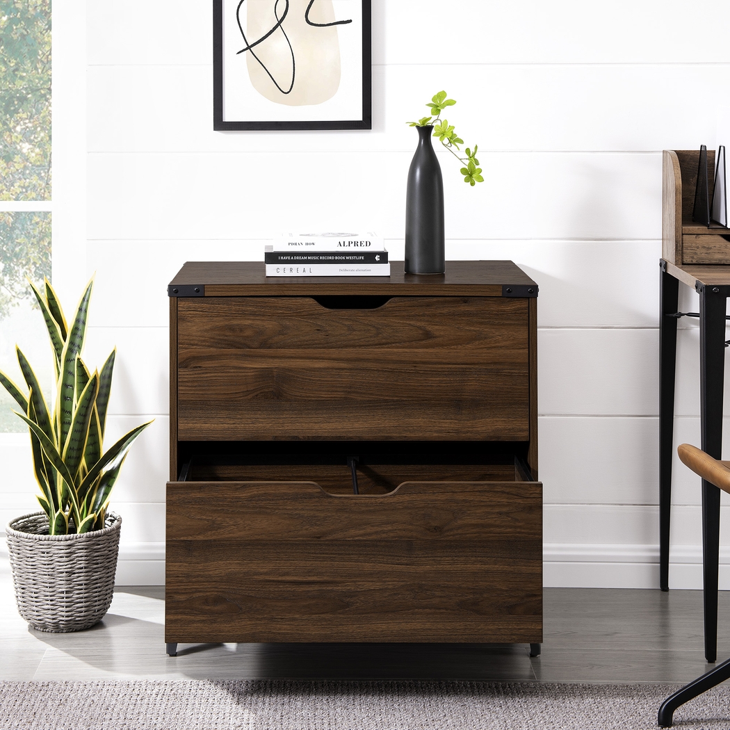 Tomasse Walnut Filing Cabinet - Thumbnail - Image 3