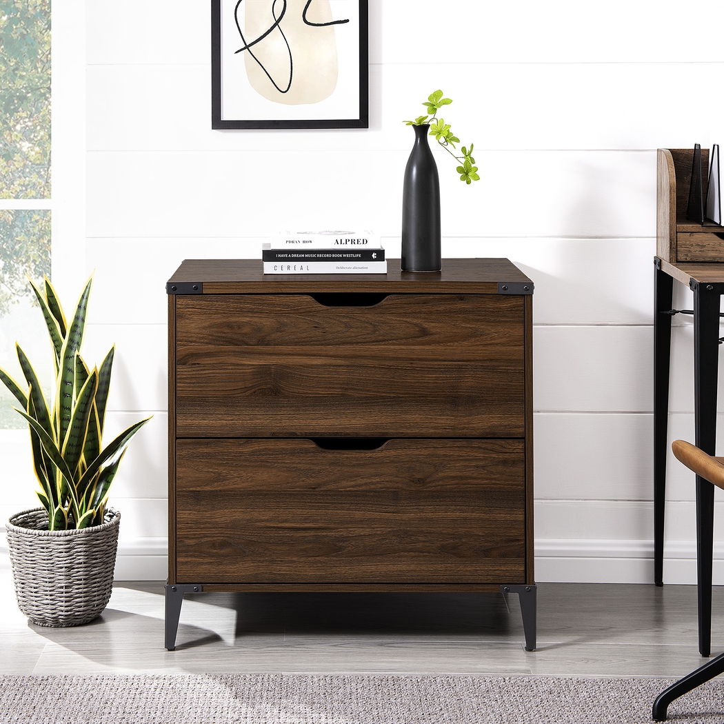 Tomasse Walnut Filing Cabinet - Thumbnail - Image 4
