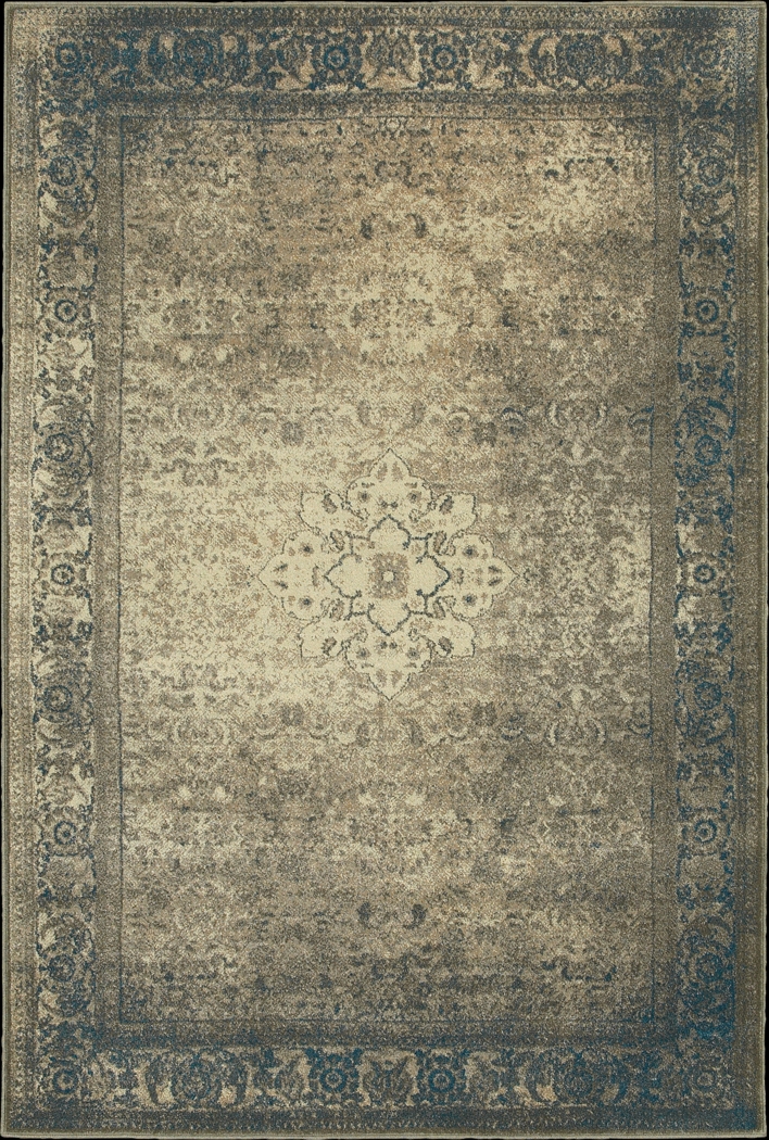 Tomine Beige 6'7 x 9'6 Rug - Thumbnail - Image 1