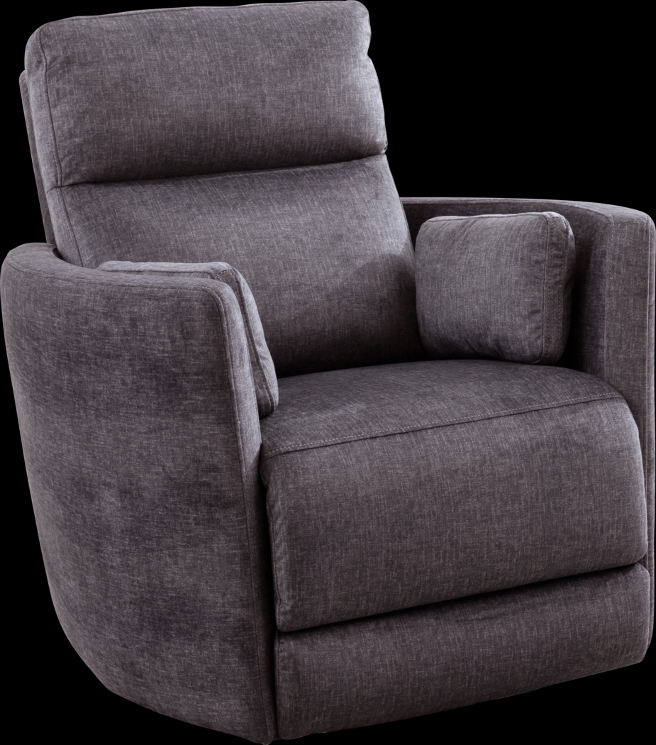 Tomlin Gray Swivel Glider Recliner - Thumbnail - Image 1