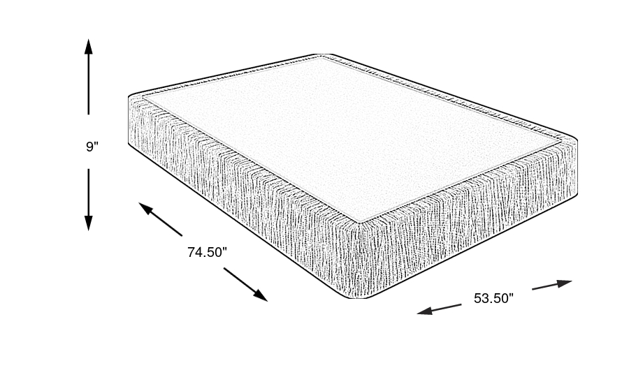 Dimension Image. Please refer to the Dimension Tab on this page for dimension details.