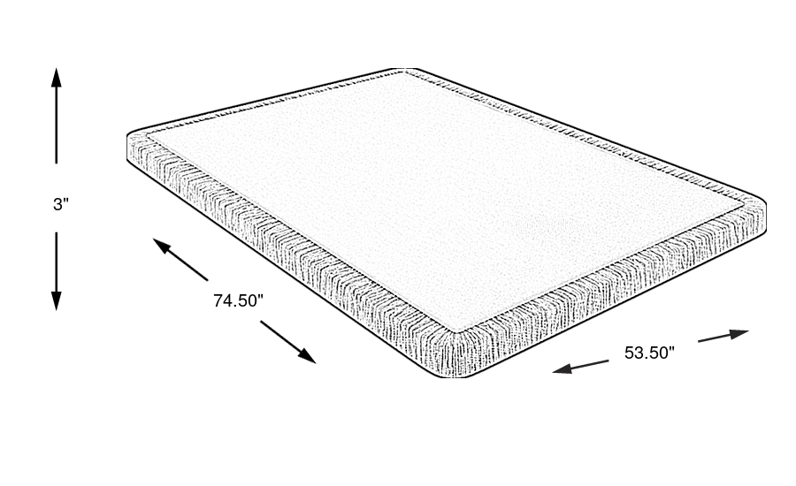 Dimension Image. Please refer to the Dimension Tab on this page for dimension details.