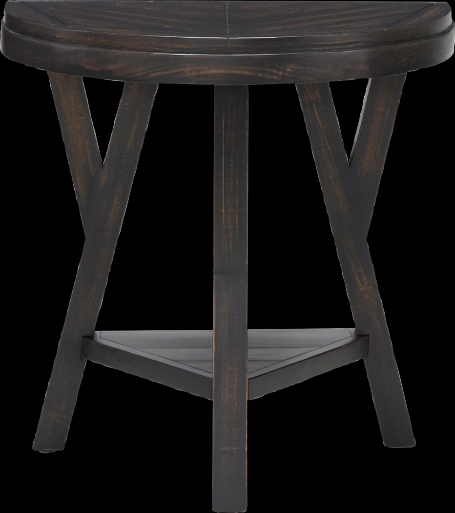 Tommye Black Chairside Table - Thumbnail - Image 2