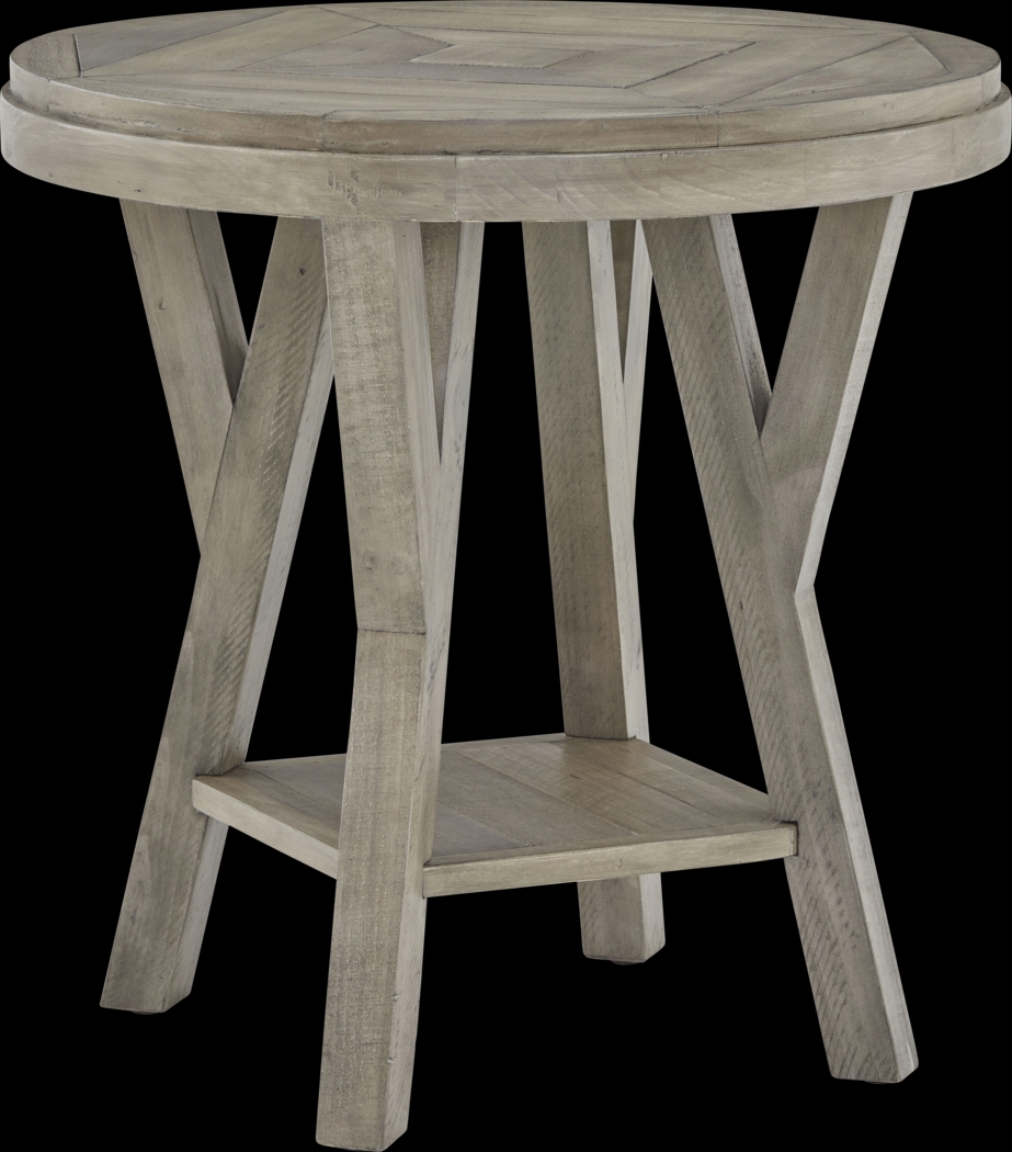 Tommye Gray End Table - Thumbnail - Image 1