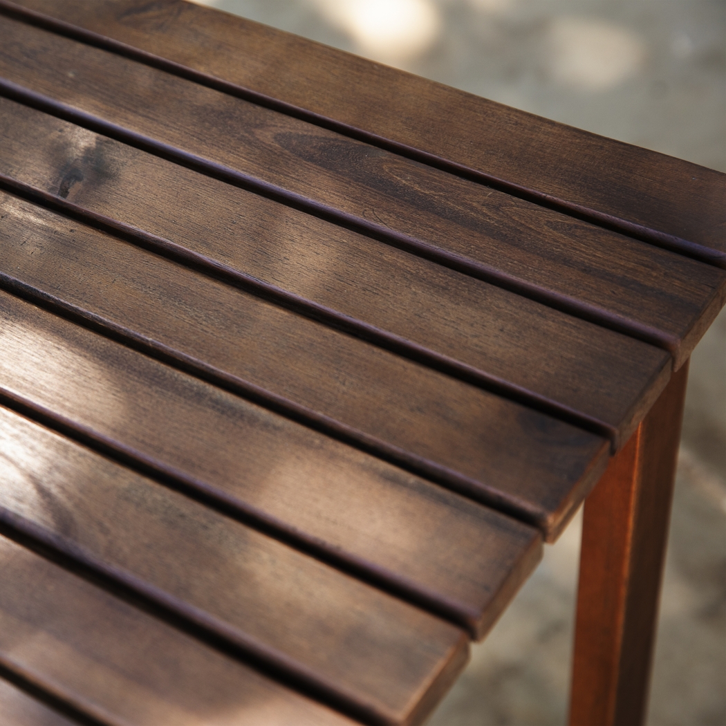 Toncrey Natural Outdoor Dining Stool, Set of 2 - Thumbnail - Image 3