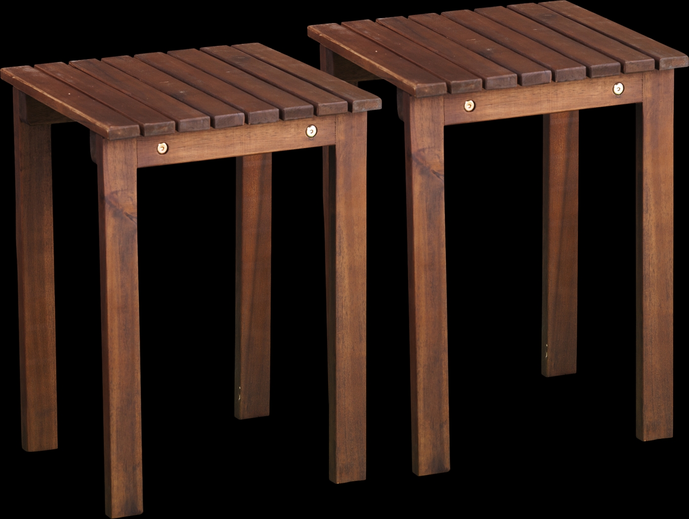 Toncrey Natural Outdoor Dining Stool, Set of 2 - Thumbnail - Image 1