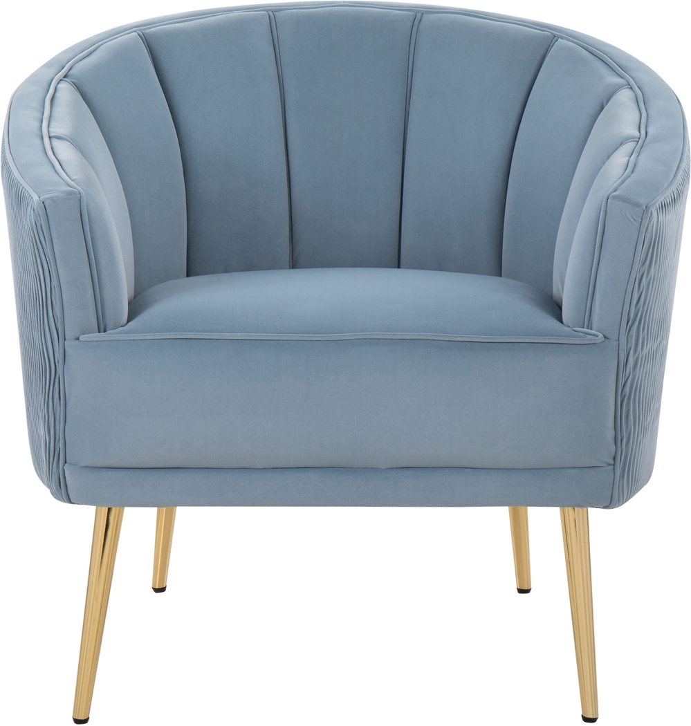 Tondee Blue Accent Chair - Thumbnail - Image 3
