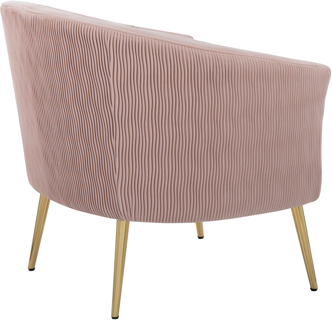 Tondee Pink Accent Chair - Thumbnail - Image 2