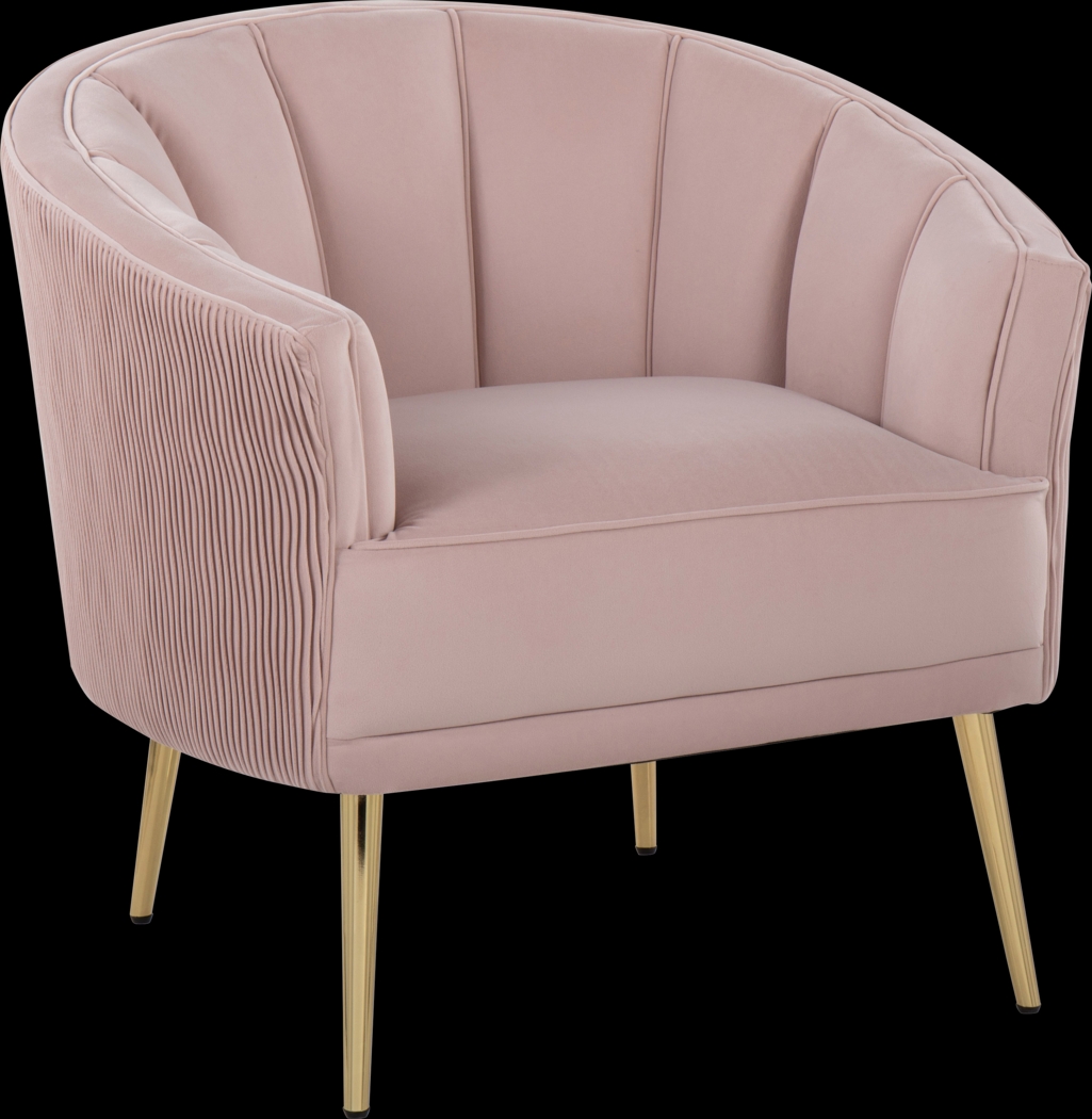 Tondee Pink Accent Chair - Thumbnail - Image 1