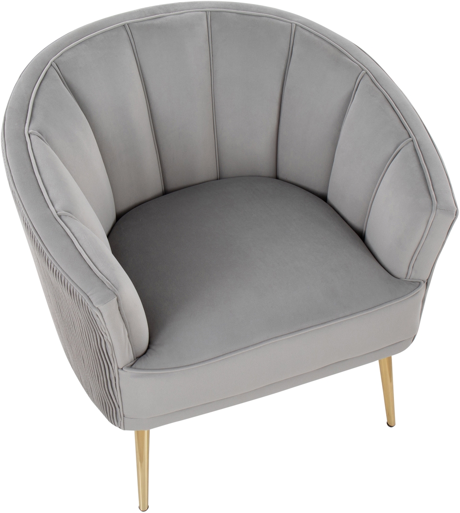 Tondee Silver Accent Chair - Thumbnail - Image 4