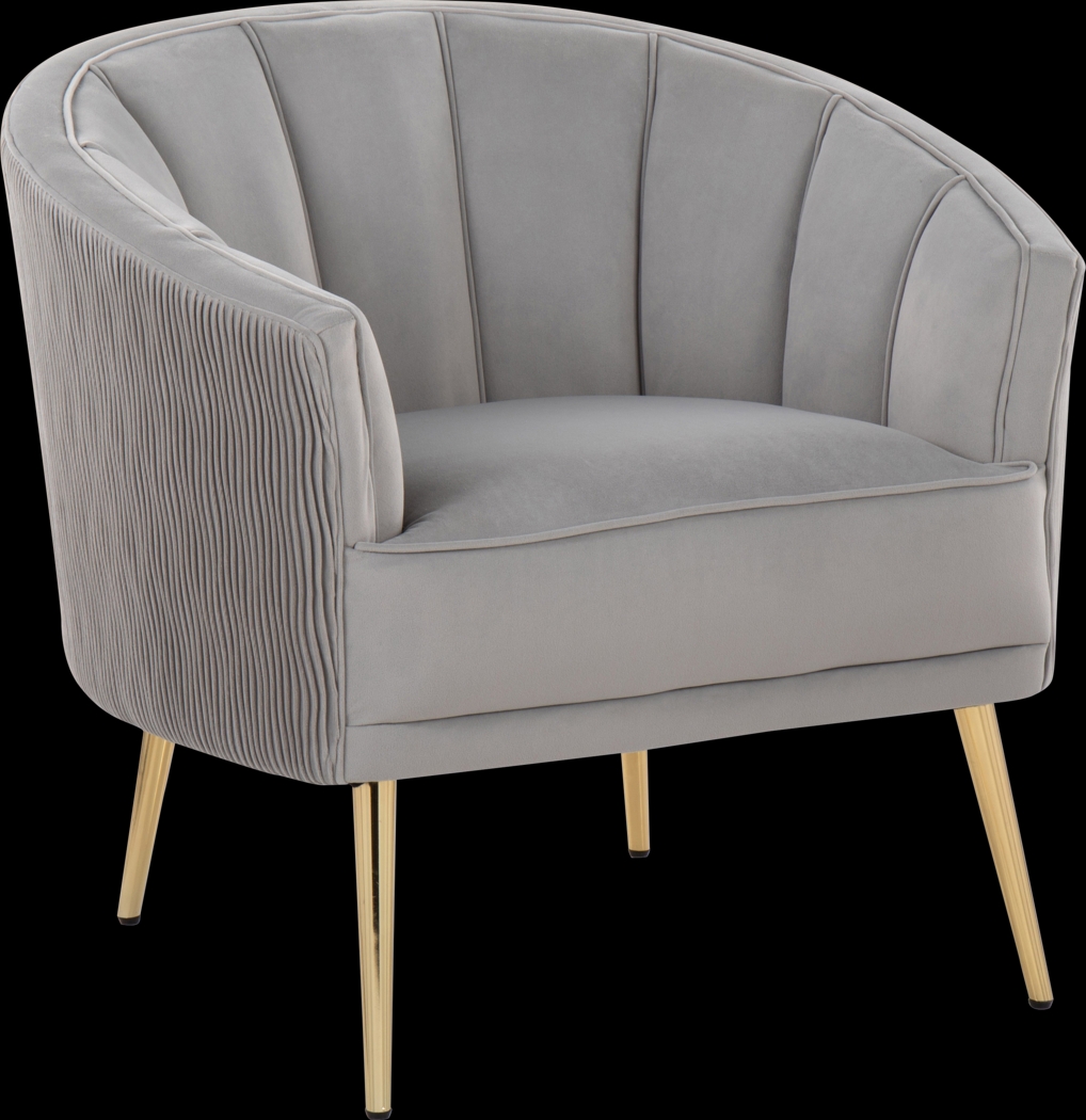 Tondee Silver Accent Chair - Thumbnail - Image 1