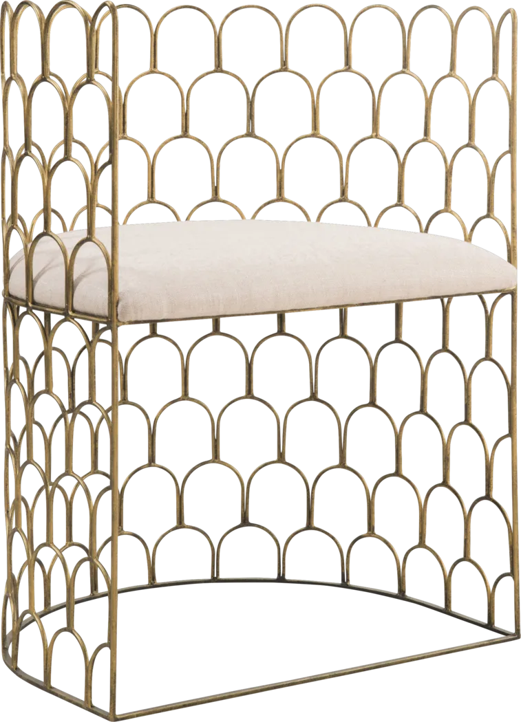 Tonya Beige Accent Chair - Thumbnail - Image 1