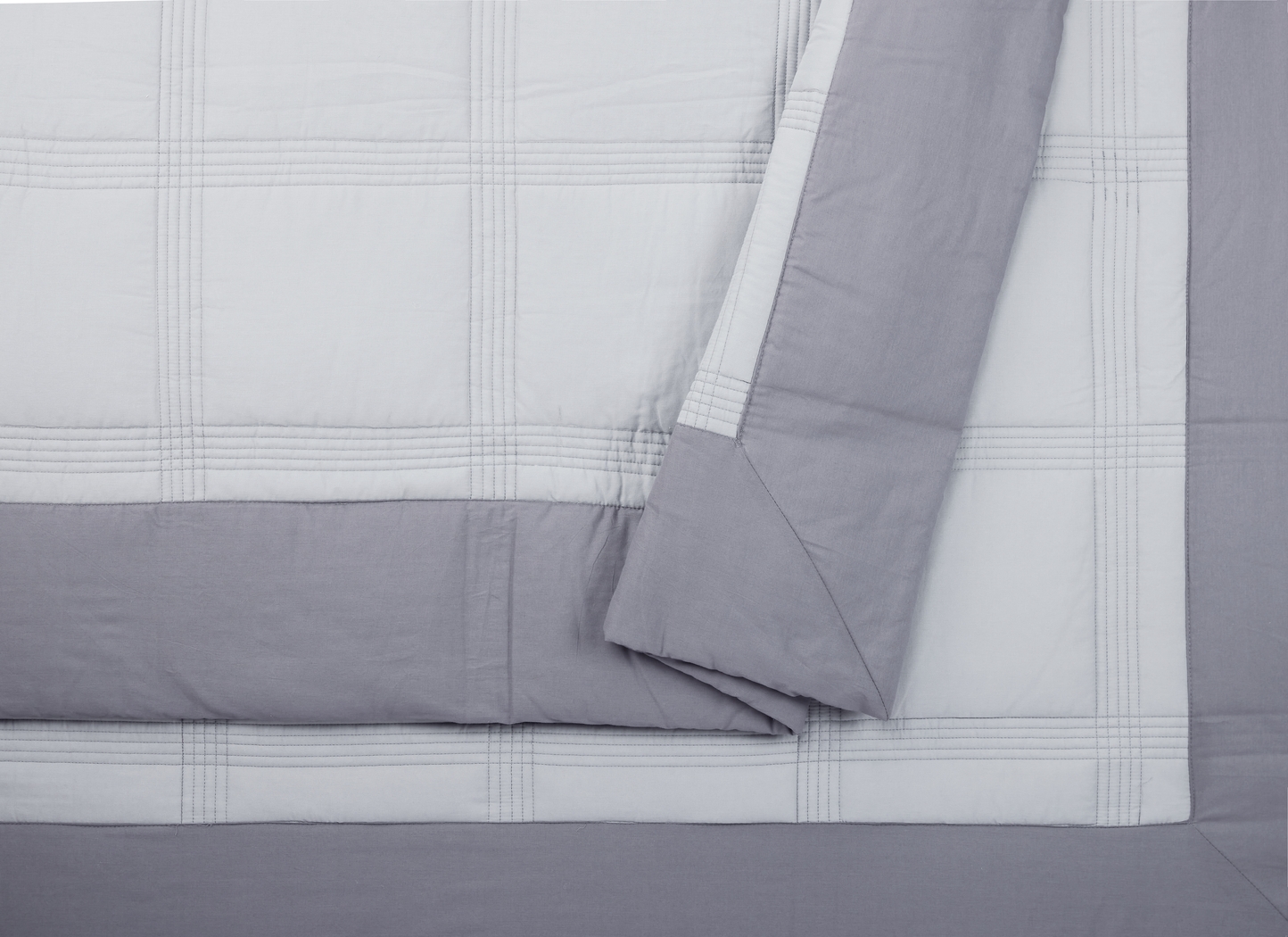 Tonyawood Gray King 3 Pc Quilt Set - Thumbnail - Image 10