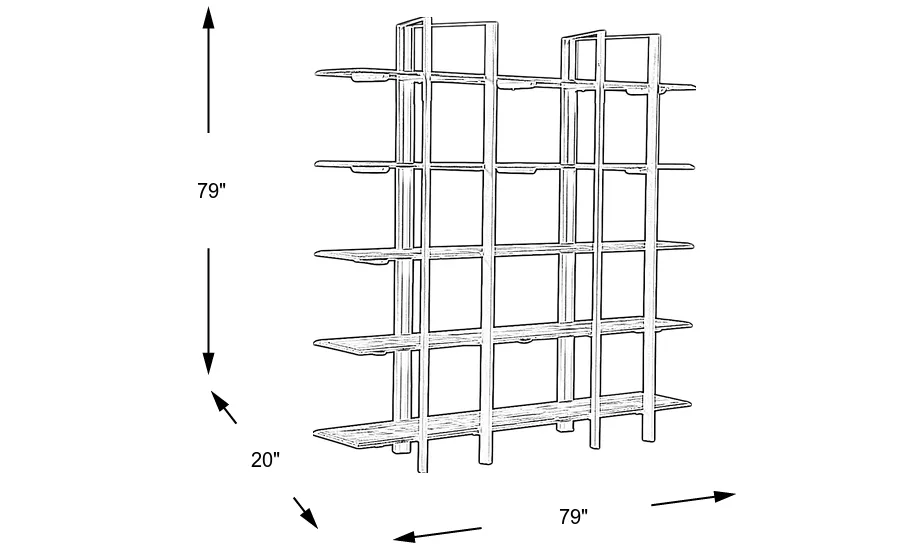 Dimension Image. Please refer to the Dimension Tab on this page for dimension details.