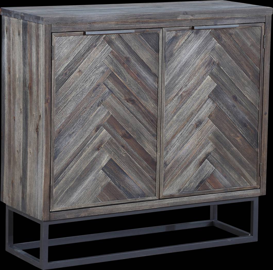 Torbay Brown Two Door Accent Cabinet - Thumbnail - Image 1