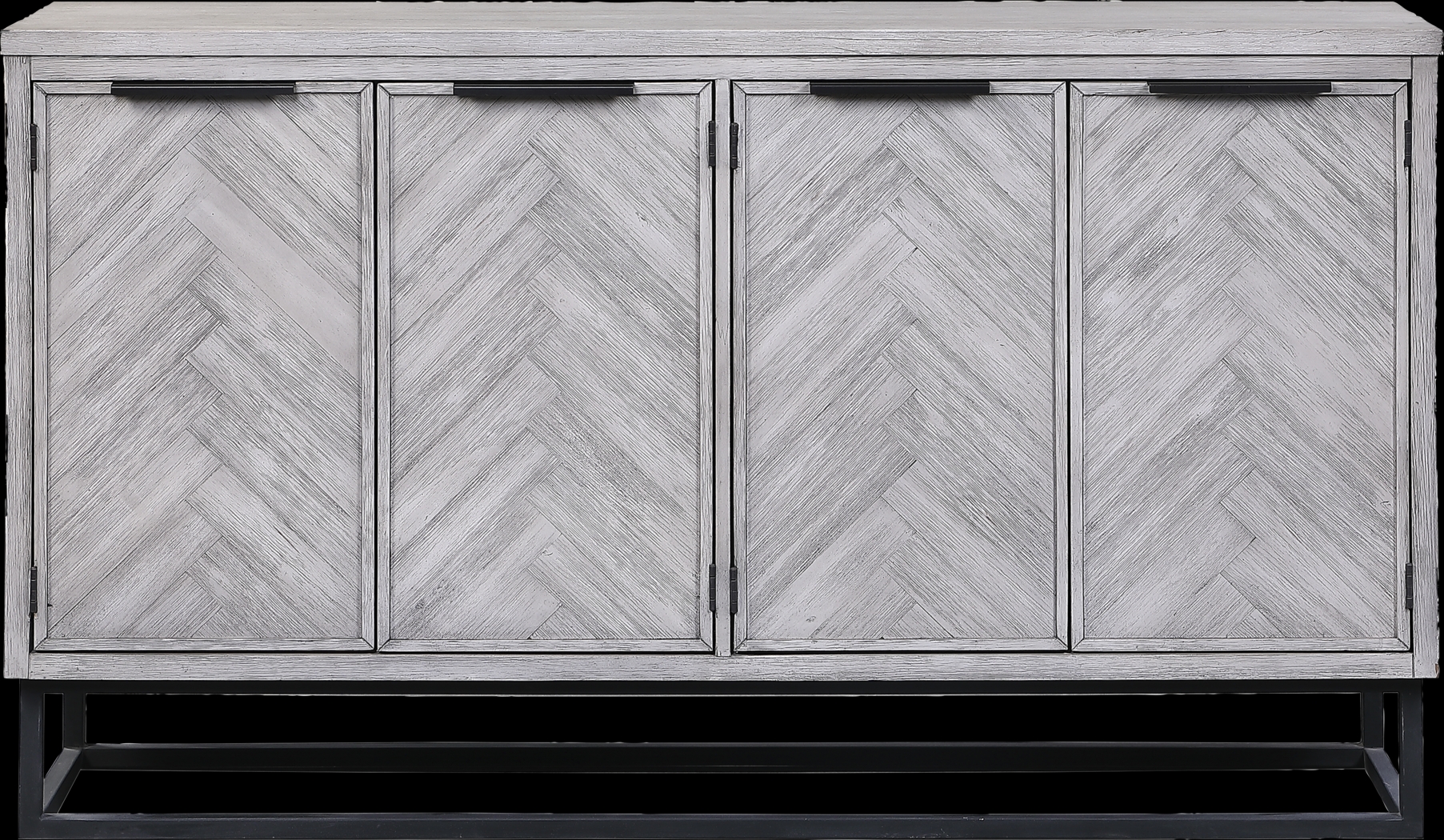 Torbay White 4 Door Credenza - Thumbnail - Image 3