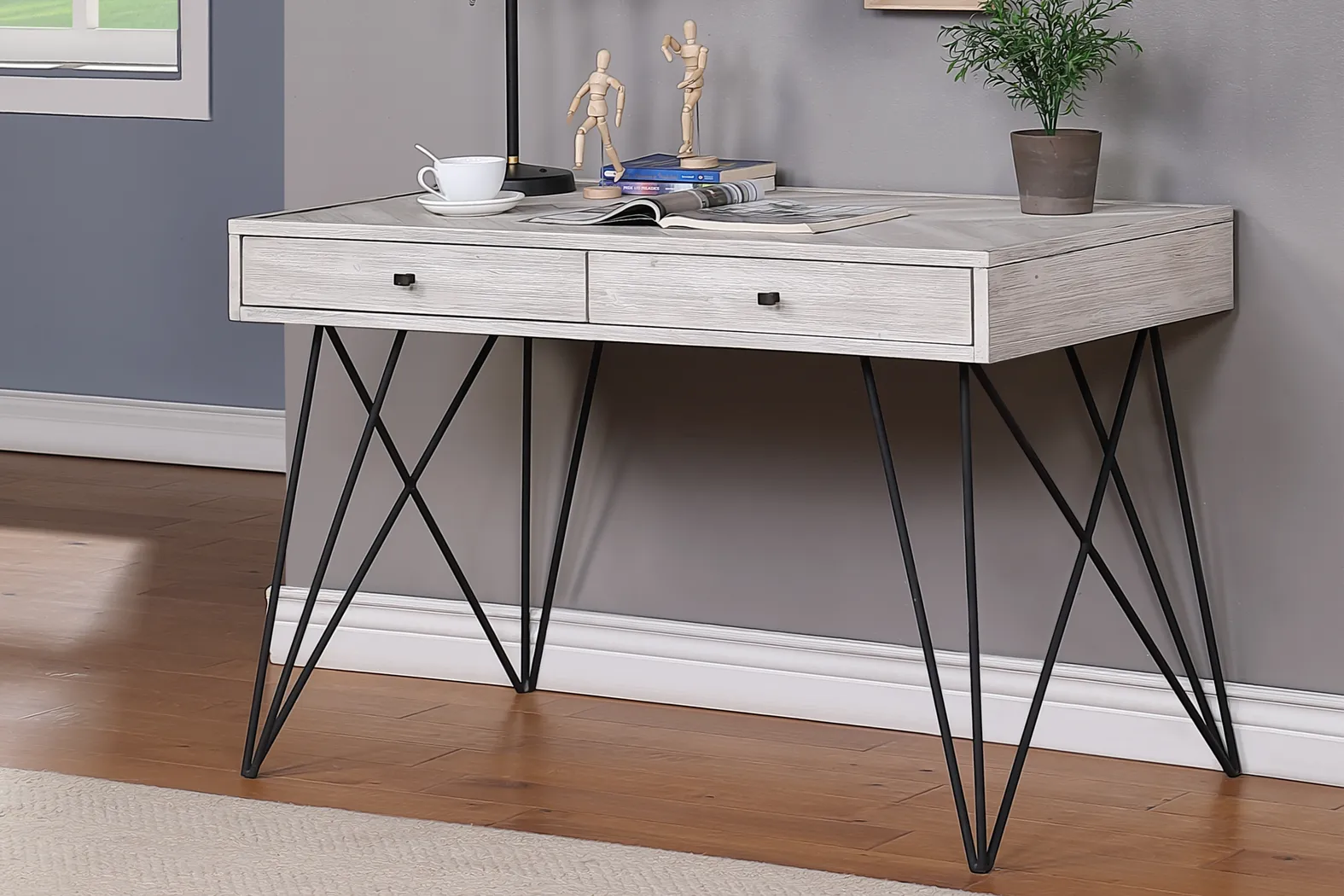 Torbay White Writing Desk - Image 6