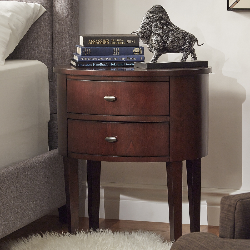 Torey Espresso Accent Table - Thumbnail - Image 2