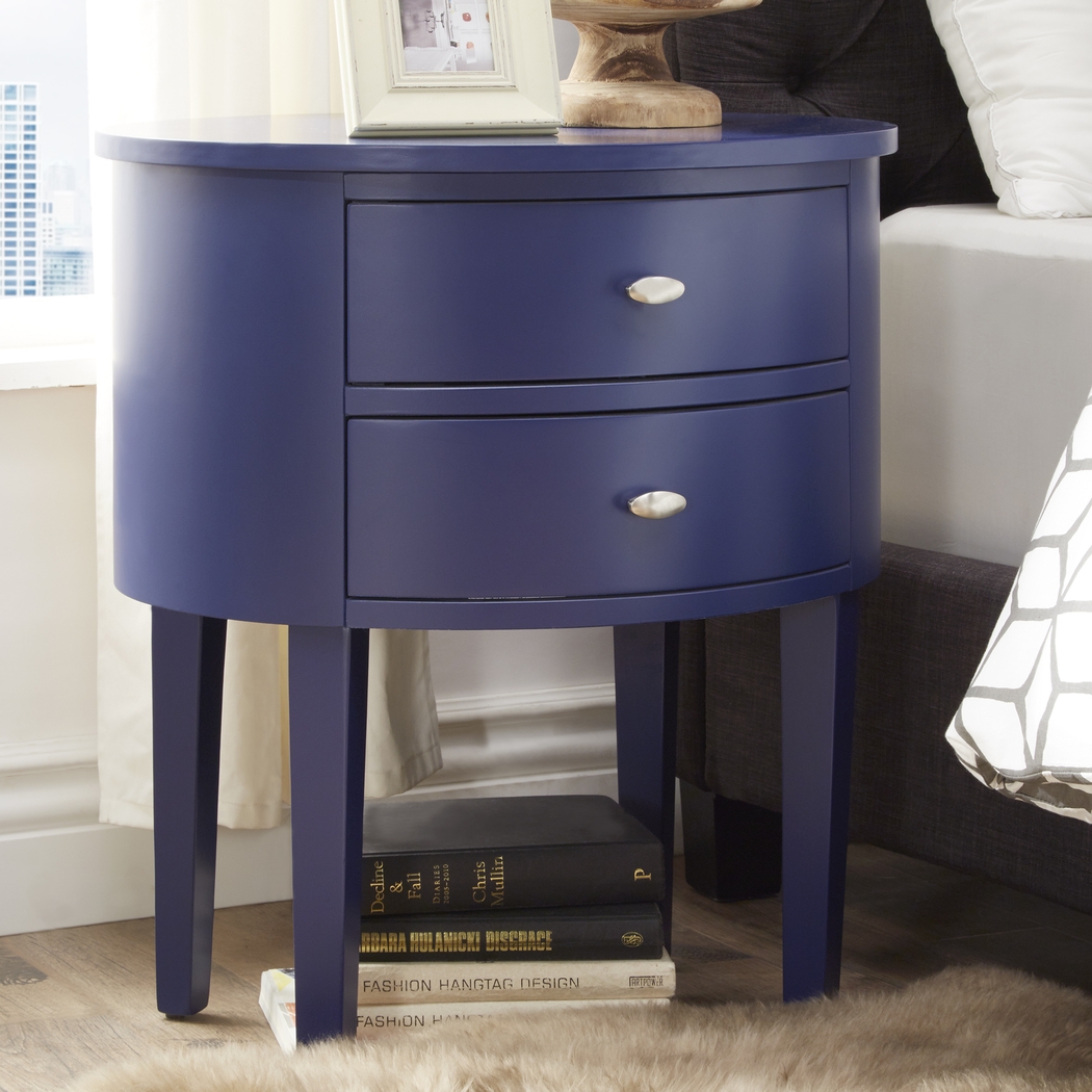 Torey Navy Accent Table - Thumbnail - Image 2