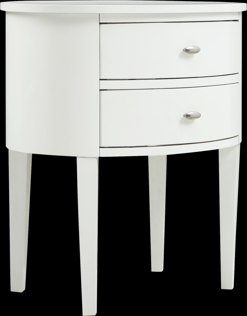 Torey White Accent Table - Thumbnail - Image 1