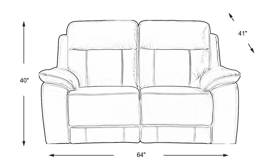 Dimension Image. Please refer to the Dimension Tab on this page for dimension details.