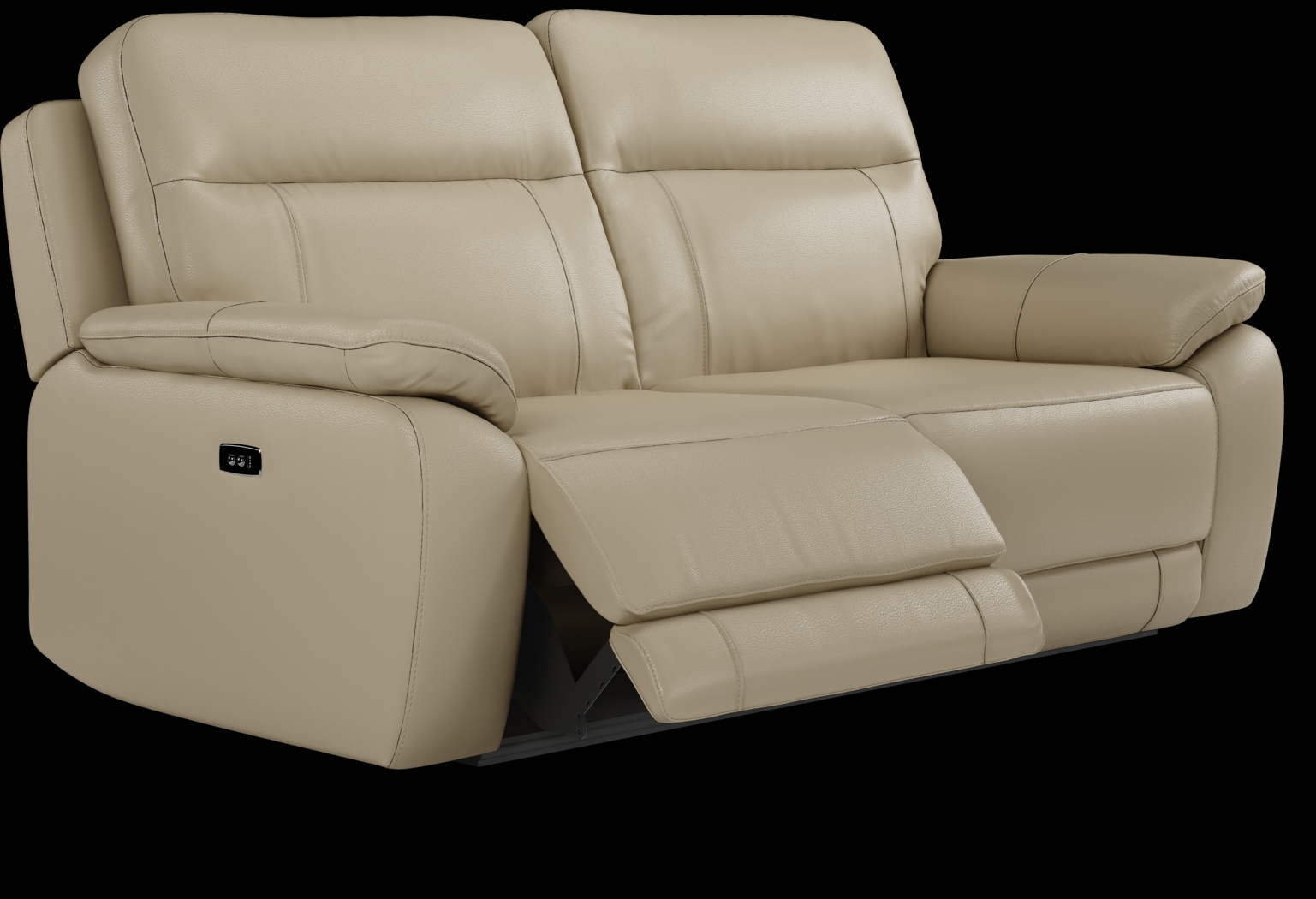 Torini Cream Leather 8 Pc Power Reclining Living Room - Thumbnail - Image 4