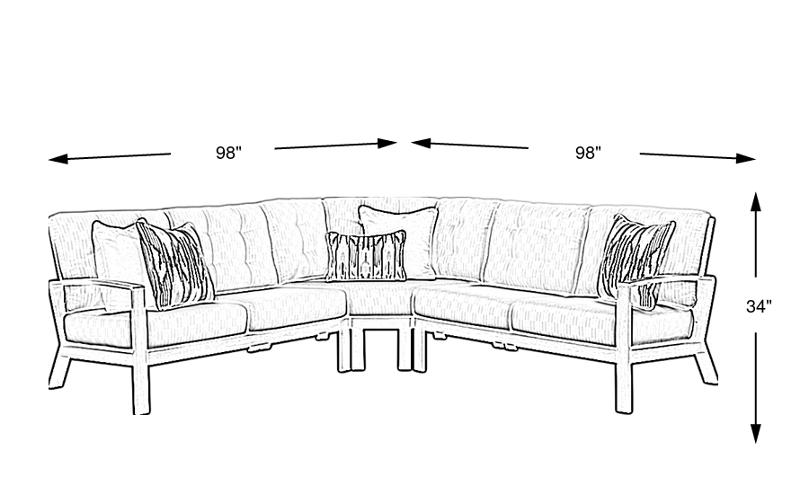 Dimension Image. Please refer to the Dimension Tab on this page for dimension details.