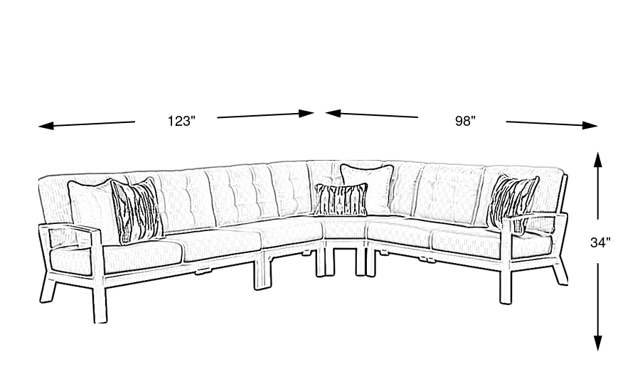 Dimension Image. Please refer to the Dimension Tab on this page for dimension details.