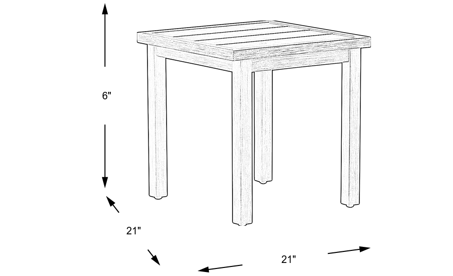 Dimension Image. Please refer to the Dimension Tab on this page for dimension details.
