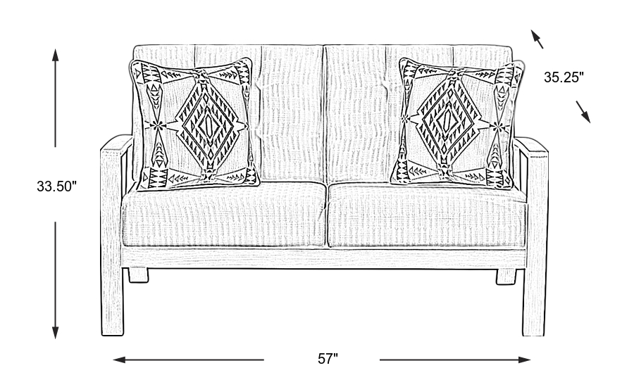 Dimension Image. Please refer to the Dimension Tab on this page for dimension details.