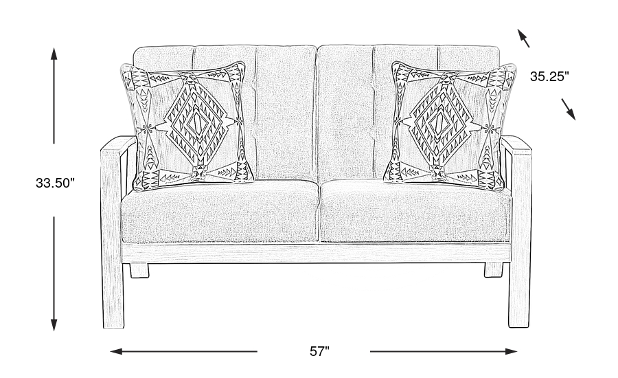 Dimension Image. Please refer to the Dimension Tab on this page for dimension details.