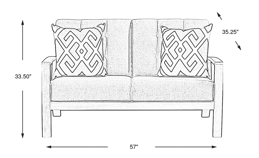 Dimension Image. Please refer to the Dimension Tab on this page for dimension details.