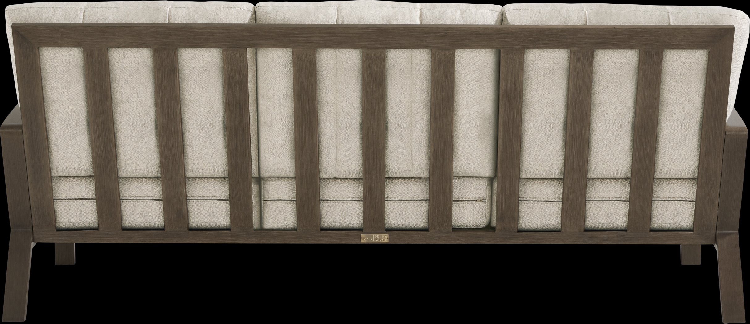 Torio Brown 5 Pc Outdoor Sofa Seating Set with Malt Cushions - Thumbnail - Image 4