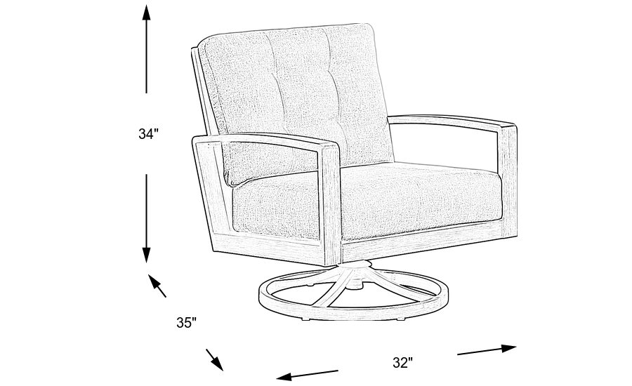 Dimension Image. Please refer to the Dimension Tab on this page for dimension details.