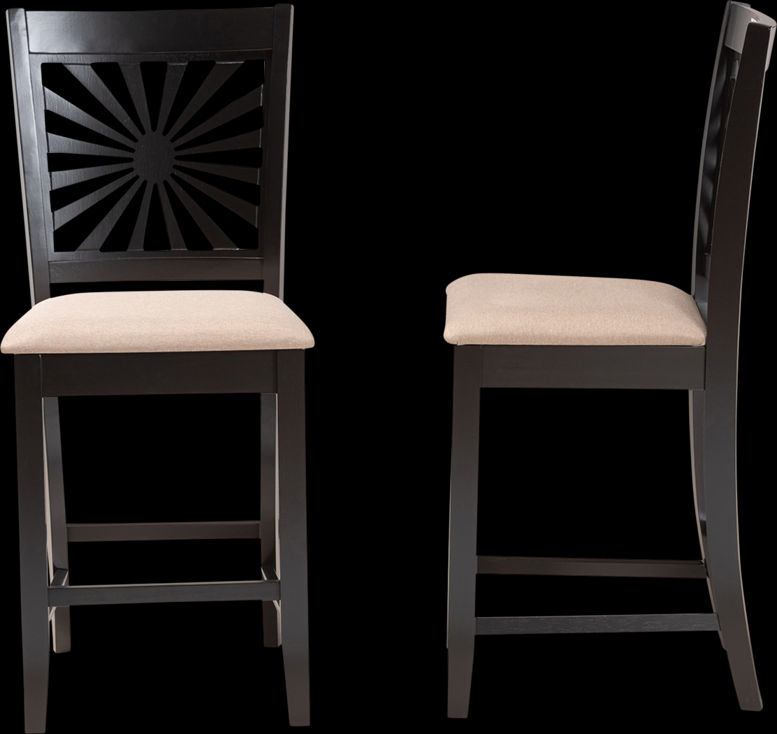 Torkelson Beige Counter Stool, Set of 2 - Thumbnail - Image 4