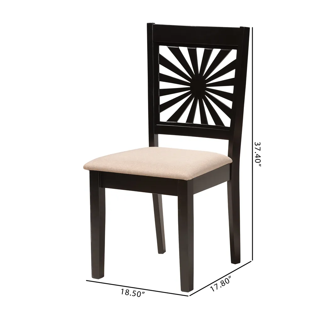 Torkelson Beige Dining Chair, Set of 2 - Thumbnail - Image 9